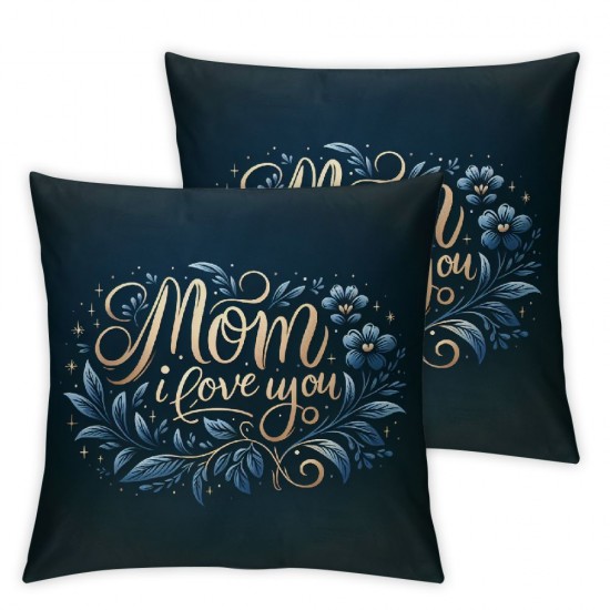 Ulloord !Meaningful Gifts for , Gift Ideas for ,Mother’s Day Birthday Gifts Flannel Throw Pillow Case Cushion Cover Couch Decorative Square