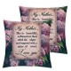 Ulloord World’s Most Pillow Covers Home Decoration Pillowcases Flannel for Mother’s Day, ’s ， ()