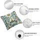 Ulloord Wheel Navigation Compass Throw Pillow Case Beach House Decor Flannel Cushion Cover for Sofa Cushion Cover