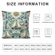 Ulloord Wheel Navigation Compass Throw Pillow Case Beach House Decor Flannel Cushion Cover for Sofa Cushion Cover