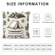 Ulloord Ethnic Tribe Room Decor Throw Pillow Cover Throw Pillowcase for Kids Boys Gift