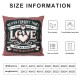 Ulloord Never Forget That I This Pillow Until You Can Me Two Sided Printing Pillow Cover Valentine's Day Gifts for Flannel Decorative Pillowcase