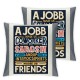 Ulloord Gifts Pillow Covers - Colleagues to Christmas, , Work hip Gifts Flannel Pillow Covers