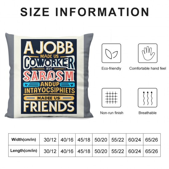 Ulloord Gifts Pillow Covers - Colleagues to Christmas, , Work hip Gifts Flannel Pillow Covers