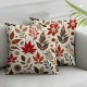 Ulloord Autumn Maple Leaves Decorative Throw Pillow Cover Case, Pillow Cases Square Standard Cushion Covers for Couch Sofa Bed