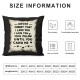 Ulloord Hug This Pillow Until You Can Hug Me Two Sided Printing Pillow Cover Valentine's Day Gifts for Flannel Pillowcase