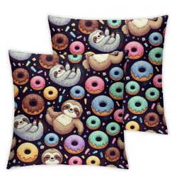 Ulloord Cute and Decorative Throw Pillow Cover Case, Pillow Cases Square Standard Cushion Covers for Couch Sofa Bed