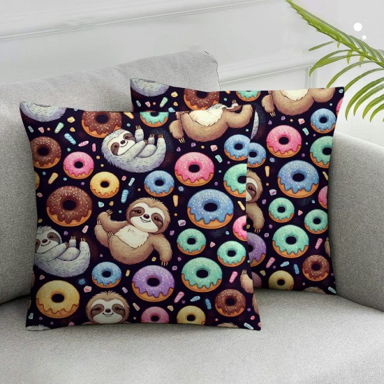 Ulloord Cute and Decorative Throw Pillow Cover Case, Pillow Cases Square Standard Cushion Covers for Couch Sofa Bed