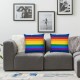 Ulloord Rainbow Flag Throw Pillow Cover, Throw Pillows Decor for Home Couch Car Bedroom Sofa, Cushion Cases