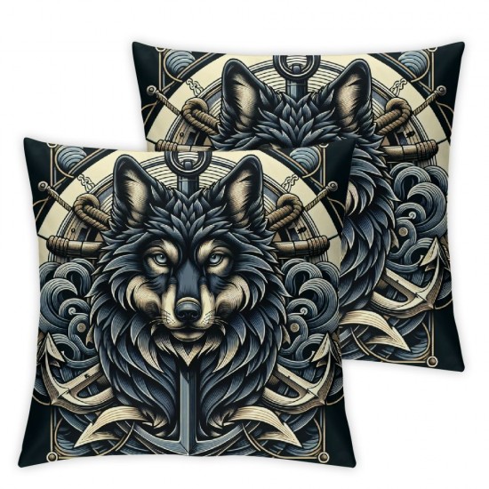 Ulloord throw pillow covers animal retro soft outdoor home decor square for sofa Cushion Cover