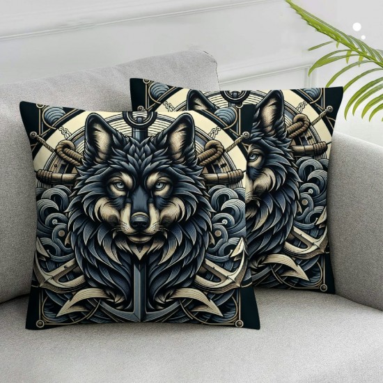 Ulloord throw pillow covers animal retro soft outdoor home decor square for sofa Cushion Cover