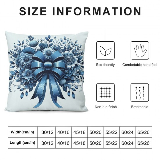 Ulloord Snowman Christmas Tree Throw Pillow Covers Cute Pillow Covers Decorative Cushion Covers for Living Room Bedroom Sofa Bed