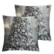 Ulloord Snowman Throw Pillow Covers Christmas Tree Silver Christmas Cute Fashion Decorative Cushion Covers for Christmas Living Room Bedroom Sofa Bed Decoration