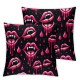 Ulloord Valentines Day Pillow Covers, Throw Pillow Covers, Pillowcases for Anniversary Wedding Sofa Couch,