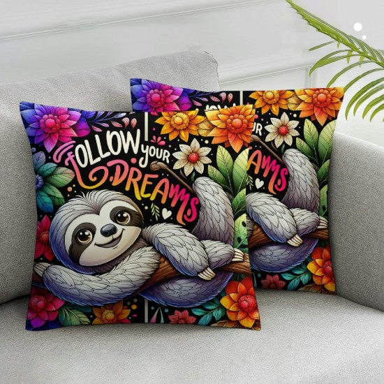 Ulloord Valentines Day Pillow Covers, Throw Pillow Covers, Pillowcases for Wedding Sofa Couch,