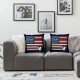 Ulloord Valentines Day Pillow Covers,  with American Flag Throw Pillow Covers, Pillowcases for Anniversary Wedding Sofa Couch