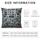 Ulloord Valentines Day Pillow Covers,  Video Game Gray Throw Pillow Covers, Pillowcases for Anniversary Wedding Sofa Couch,