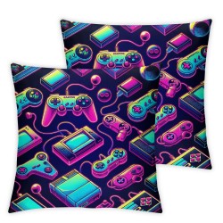 Ulloord Valentines Day Pillow Covers,  Gamepads Throw Pillow Covers, Pillowcases for Anniversary Wedding Sofa Couch