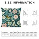 Ulloord Floral Decorative Pillow Cover Home Decorative Cushion Cover for Sofa ,