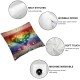 Ulloord Valentines Day Pillow Covers,  Rainbow Flag Throw Pillow Covers, Pillowcases for Anniversary Wedding Sofa Couch,