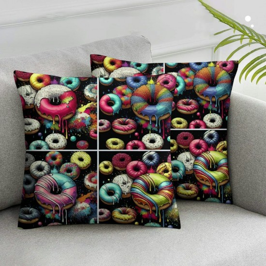 Ulloord of Colored Decorative Pillow Cover Home Decorative Cushion Cover for Couch Sofa Bed,