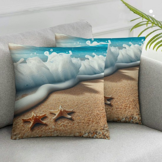 Ulloord on The Beach Decorative Pillow Cover Home Decorative Cushion Cover for Couch Sofa Bed,