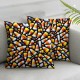 Ulloord Halloween Decorative Pillow Cover Home Decorative Cushion Cover for Couch Sofa Bed,