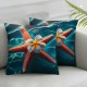 Ulloord and Flower Decorative Pillow Cover Home Decorative Cushion Cover for Couch Sofa Bed,