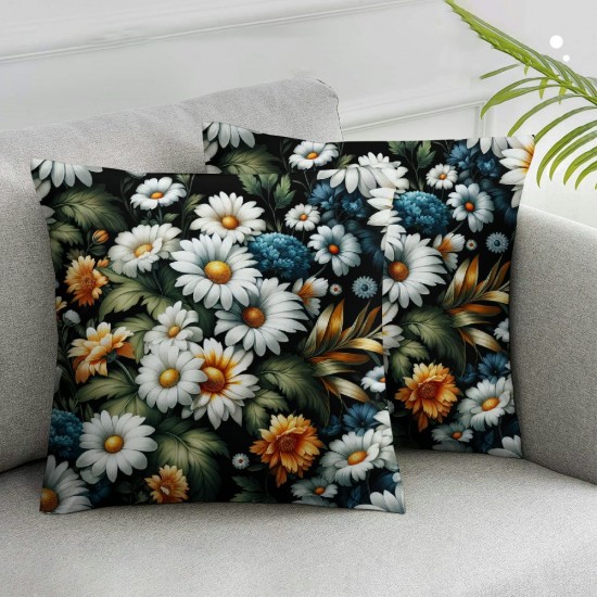 Ulloord Black Decorative Pillow Cover Home Decorative Cushion Cover for Sofa ,