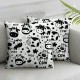 Ulloord Cow Decorative Throw Pillow Cover Case, Pillow Cases Square Standard Cushion Covers for Couch Sofa Bed