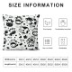 Ulloord Cow Decorative Throw Pillow Cover Case, Pillow Cases Square Standard Cushion Covers for Couch Sofa Bed