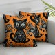 Ulloord Halloween Decorative Throw Pillow Cover Case, Pillow Cases Square Cushion Covers for Sofa