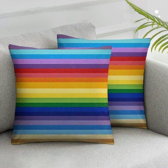 Ulloord Stripes Throw Pillow Cover, Throw Pillows Decor for Home Couch Car Bedroom Sofa, Cushion Cases,