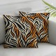 Ulloord Stripes Decorative Throw Pillow Cover Case, Pillow Cases Square Standard Cushion Covers for Couch Sofa Bed