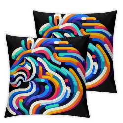 Ulloord Print Decorative Pillow Cover Home Decorative Cushion Cover for Couch Sofa Bed,