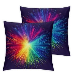 Ulloord Colored Decorative Pillow Cover Home Decorative Cushion Cover for Sofa ,