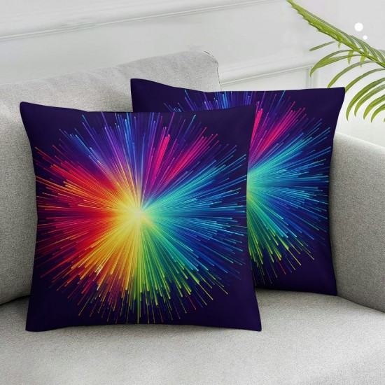 Ulloord Colored Decorative Pillow Cover Home Decorative Cushion Cover for Sofa ,