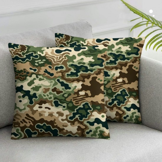 Ulloord Decorative Throw Pillow Cover Case, Pillow Cases Square Standard Cushion Covers for Couch Sofa Bed