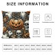 Ulloord Halloween Ghost, , Pumpkin Decorative Pillow Cover Home Decorative Cushion Cover for Couch Sofa Bed,