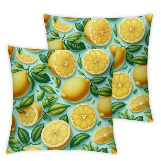 Ulloord Pillow Covers Decorative Yellow Throw Pillow Covers Cushion Case for Sofa Bench Living Room Indoor Outdoor Home Decor