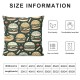 Ulloord Pillow Covers Decorative Throw Pillow Covers Cushion Case for Sofa Bench Living Room Indoor Outdoor Home Decor