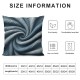 Ulloord Throw Pillow Cases Thread Stitching Edges Solid Dyed Soft Cushion Covers for Couch Sofa Home Farmhouse Decoration Smoke Blue