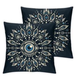 Ulloord Decorative Throw Pillow Cover Case, Pillow Cases Square Standard Cushion Covers for Couch Sofa Bed