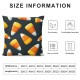 Halloween Throw Pillow Covers Decorative Pillowcase with Hidden Zipper Soft Cushion Covers for Home Bedroom Living Room Sofa