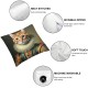 Ulloord cat Throw Pillow Covers Aesthetic Luxury Cute Animals Colorful Soft Cozy Velvet Washable Outdoor Home Decor Square for Chair Bed Sofa Cushion Cover