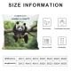 Ulloord Cute Throw Pillow Covers Animal Country Green Soft Velvet Washable Decorative for Living Room Bedroom Sofa counch Pillow case