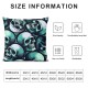 Ulloord Skull Throw Pillow Covers Dark Retro Cool Soft Velvet Square Decorative for Office Living Room Bedroom Couch Sofa Cushion Cover