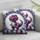 Ulloord Throw Pillow Covers Flower Holiday Soft Velvet Standard Home Dorm Office Sofa Bed Decorations Cushion Cover