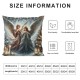 Ulloord Christmas Throw Pillow Covers snowfl Square Zippered Outdoor Indoor Room Patio Porch Office College Dorm Washable Cushion Covers