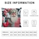 Ulloord Christmas Tree Snowman Pink Throw Pillow Covers Christmas College Preppy Fashion Decorative Cushion Cover for Parties Living Room Bedroom Sofa Bed Decoration